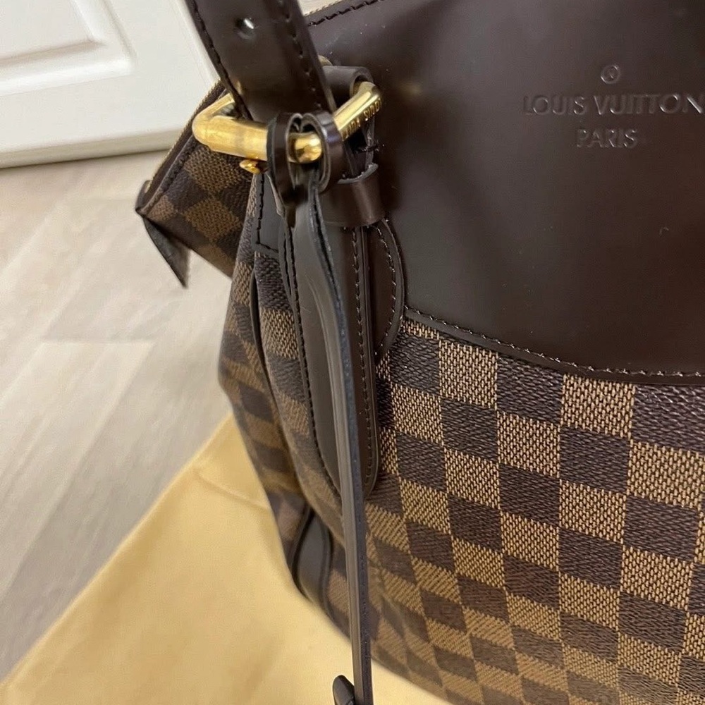 Louis Vuitton Verona GM Dark Brown Checkered Shoulder Bag - Picture 3 of 5